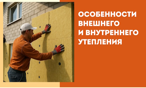 Какие особенности внешнего и внутреннего утепления в дзержинском