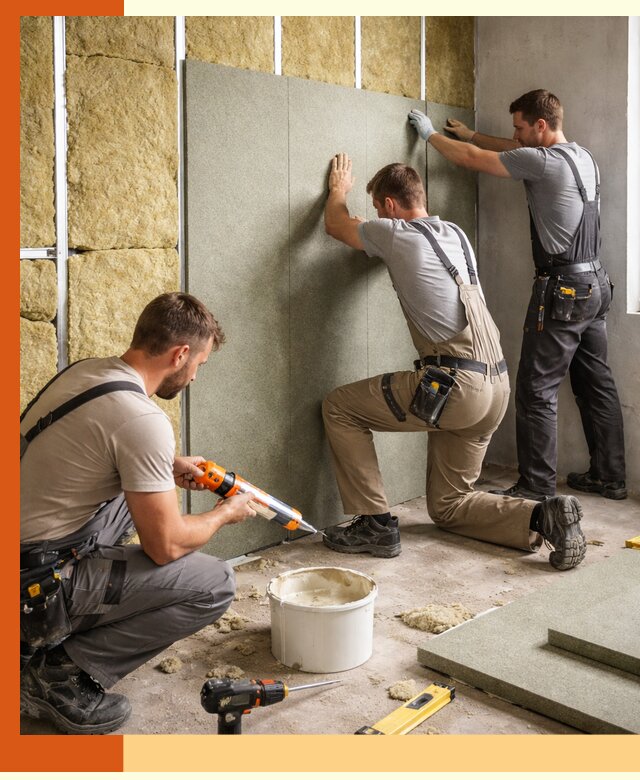 Профессиональная шумоизоляция стен в дзержинском для квартир и домов