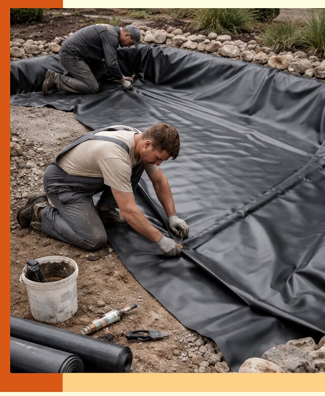 Гидроизоляция пруда в дзержинском: надежная защита и герметизация